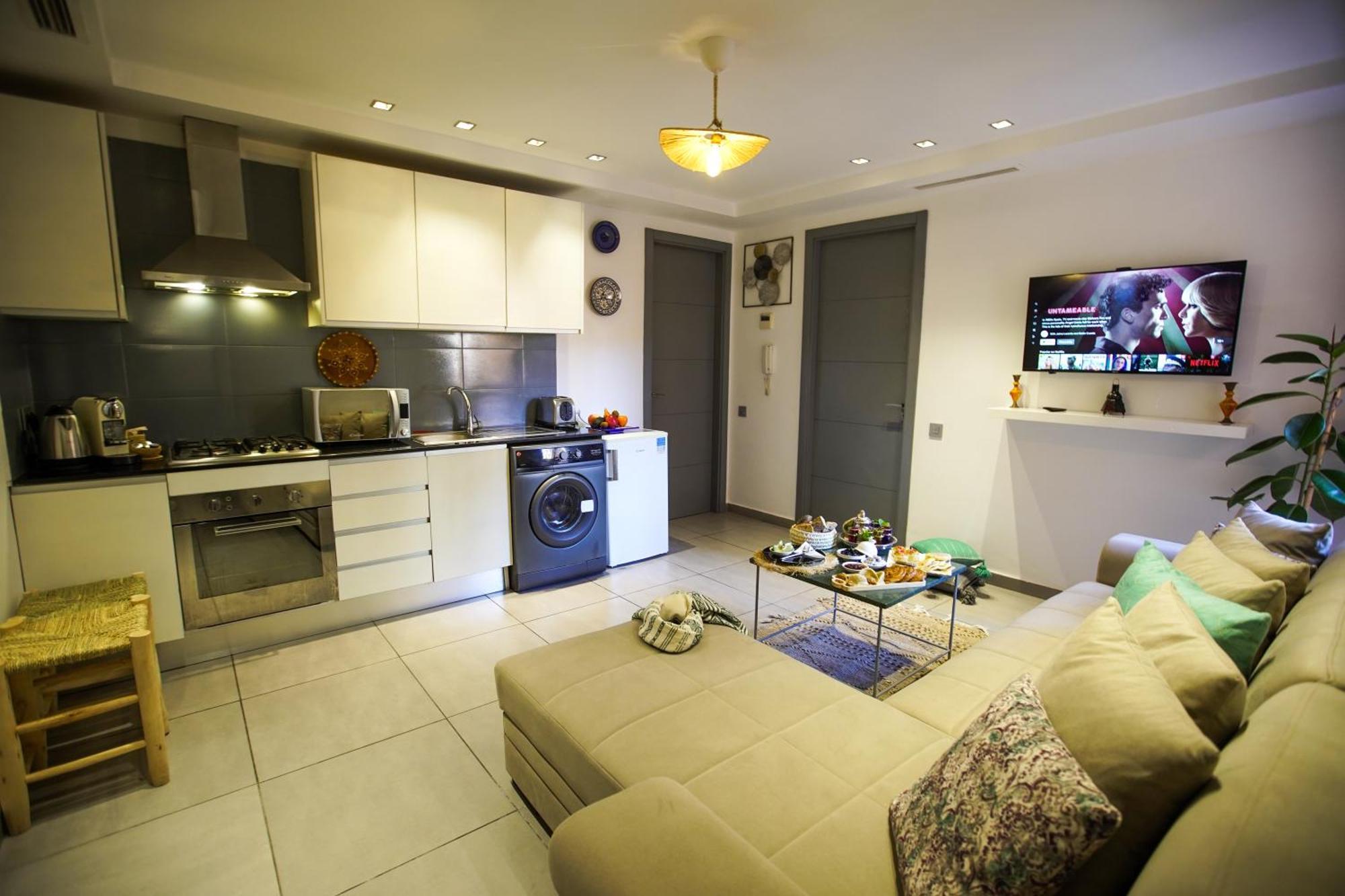 Lovely 2-Bedroom With Ac-Netflix-Nespreso 马拉喀什 外观 照片