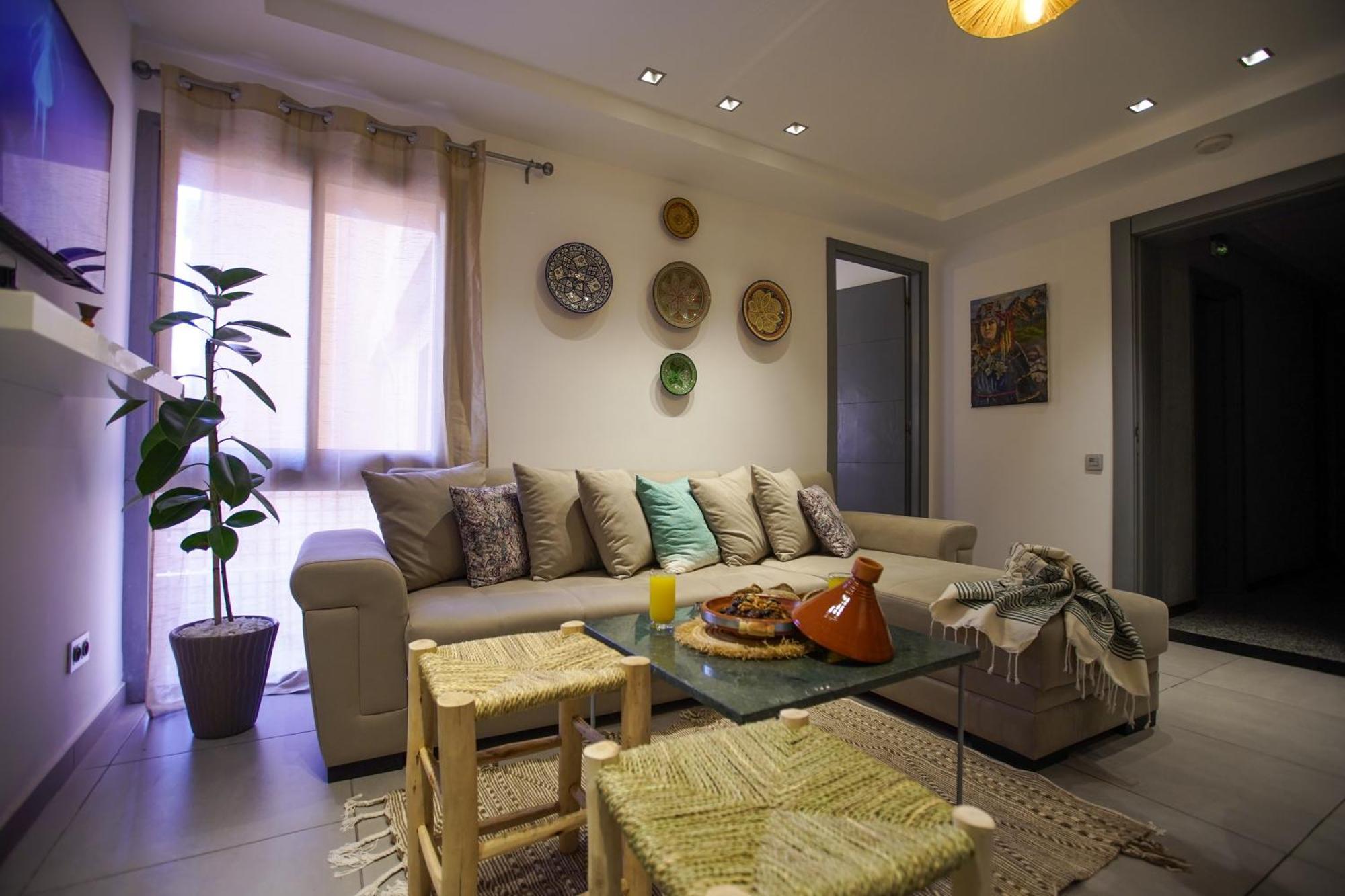 Lovely 2-Bedroom With Ac-Netflix-Nespreso 马拉喀什 外观 照片